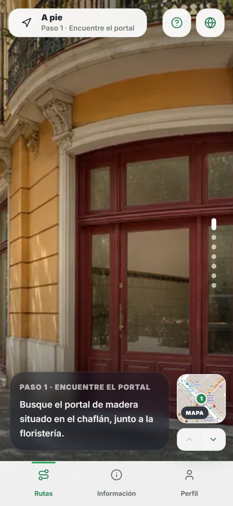 Así verá la ruta quien te visite: Salón Eixample, Barcelona