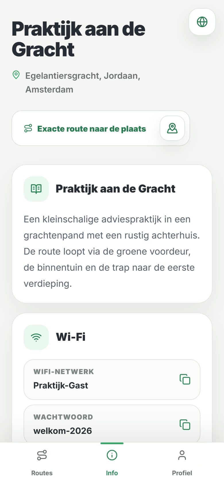 Praktijk aan de Gracht: Informatie over de locatie