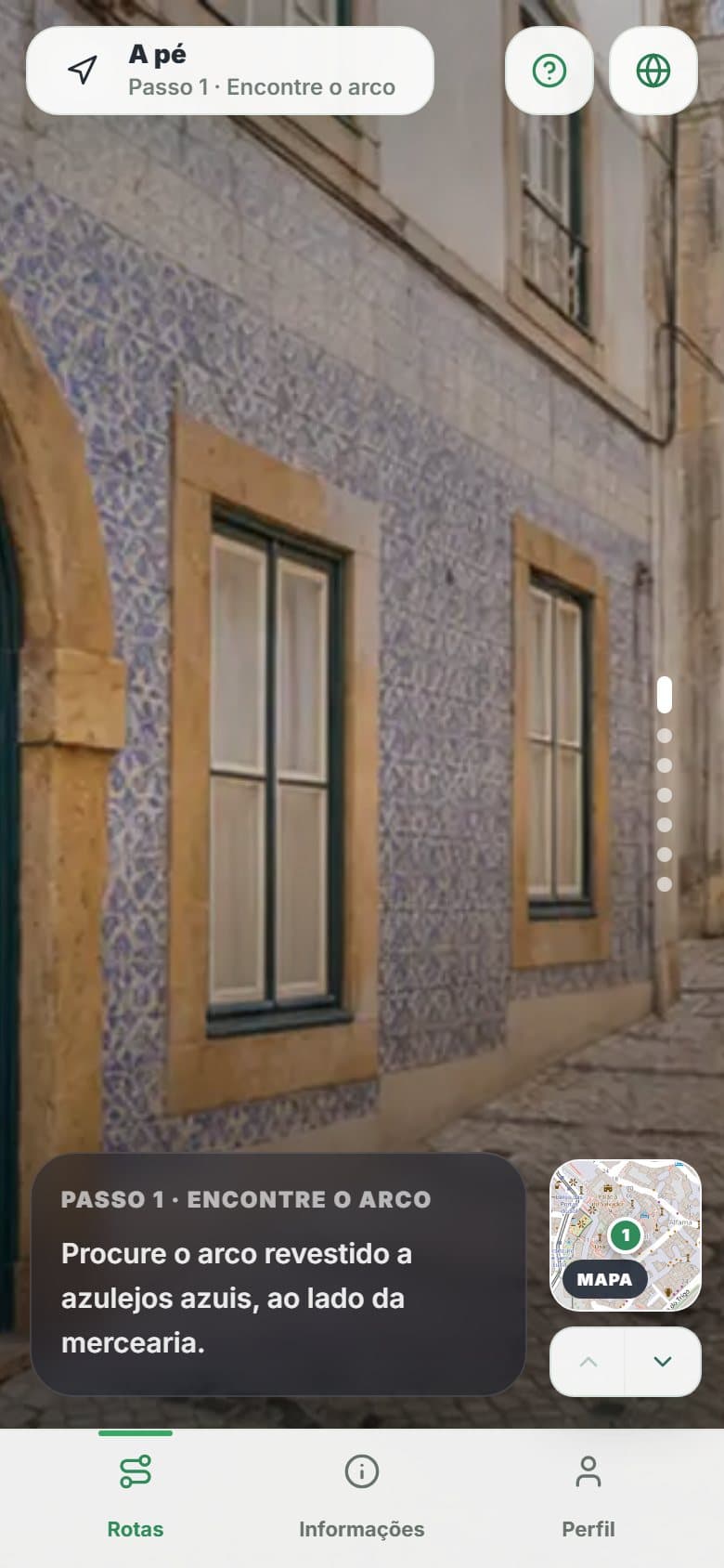 É assim que o visitante vê o percurso: Espaço Alfama, Lisboa