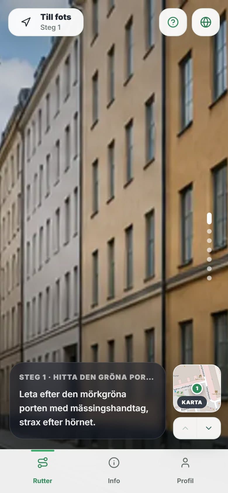 Så här ser besökaren rutten: Kontor på Söder, Stockholm